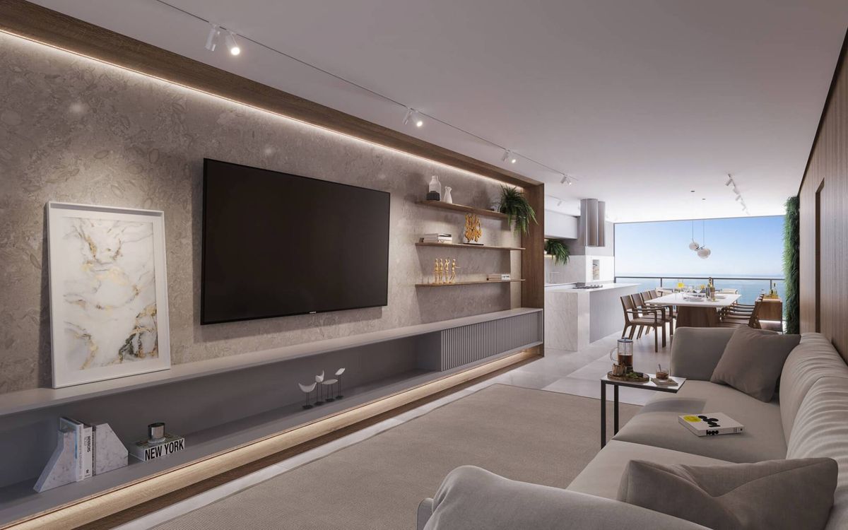 Entrega: 2026 - The Wave - 3 suítes - 2 vagas - 144m²