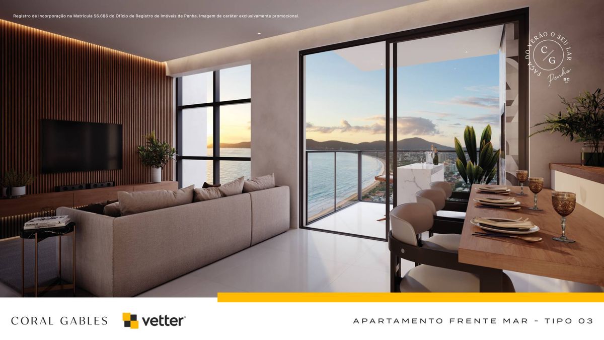Entrega: Setembro de 2025 - Coral Gables - 3 suítes - 2 vagas - 198m²