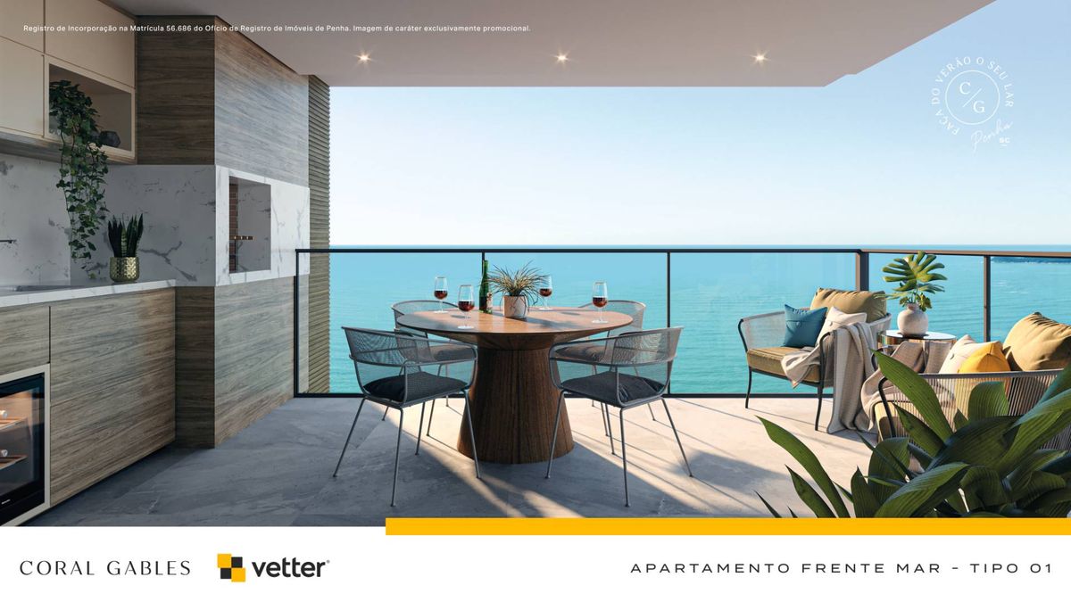 Entrega: Setembro de 2025 - Coral Gables - 4 suítes - 3 vagas - 210m²