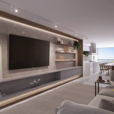 Entrega: 2026 - The Wave - 3 suítes - 2 vagas - 144m²
