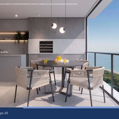 Entrega: 2026 - The Wave - 3 suítes - 2 vagas - 166m²